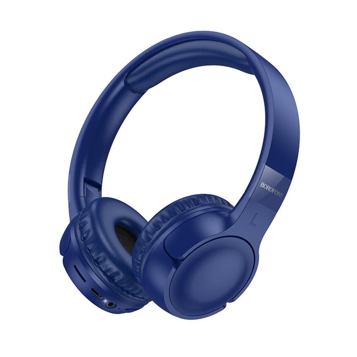 Наушники беспроводные Borofone BO32 Show BT5.4 Headphones 250 mAh Blue (6941991118739)