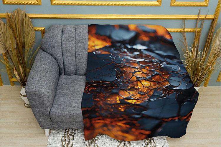 Плед PromoZP Магма плюш однослойный 135х150 см (102384-3) Плед PromoZP Магма плюш однослойный 135х150 см (102384-3)