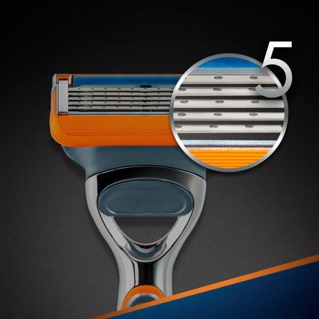 Картриджи сменные для бритья Fusion5 мужские Gillette Fusion 5 Power 8 шт. - фото 2