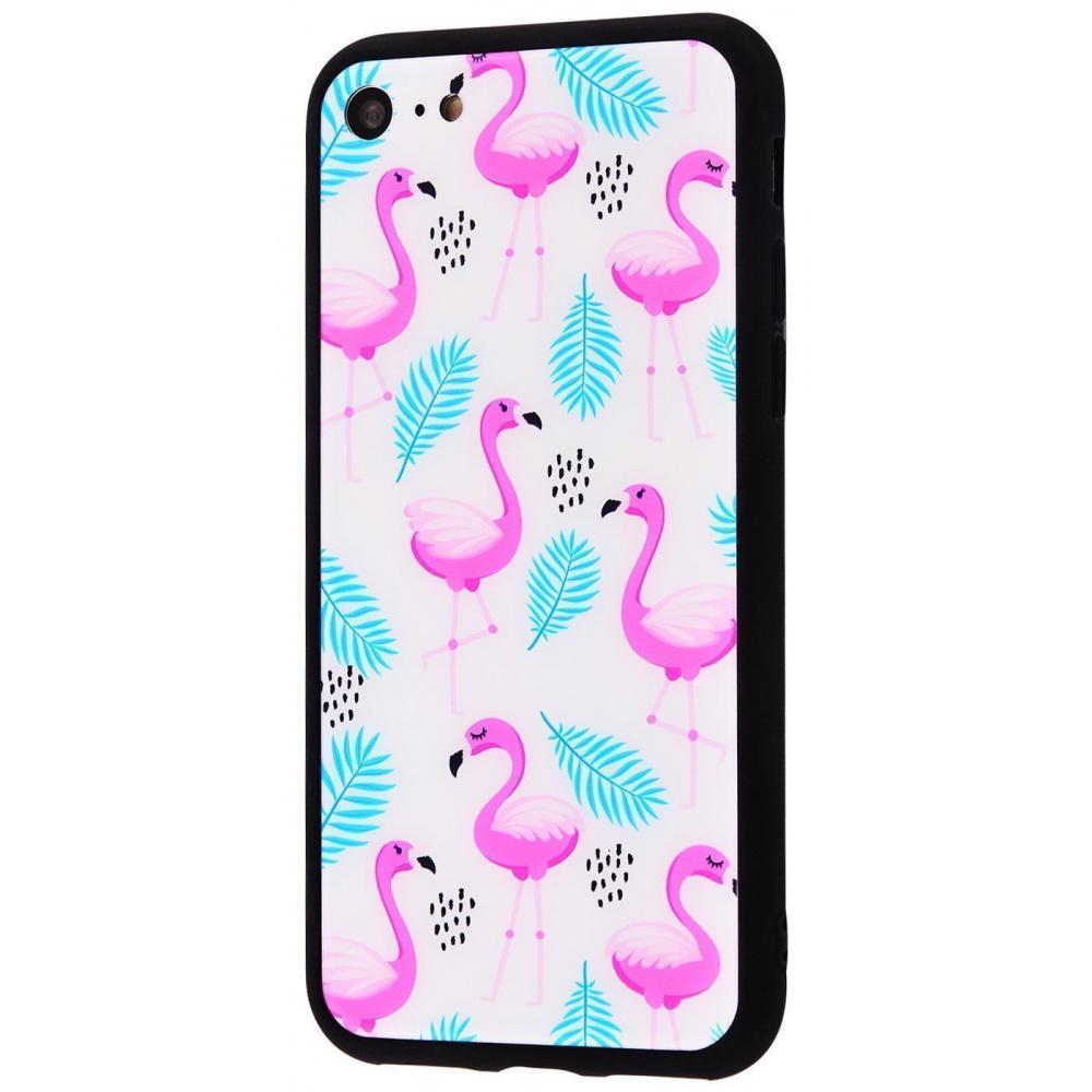 Чохол PRC Glass case My Style Glass/TPU для iPhone 7/8/Se 2 20 з малюнком