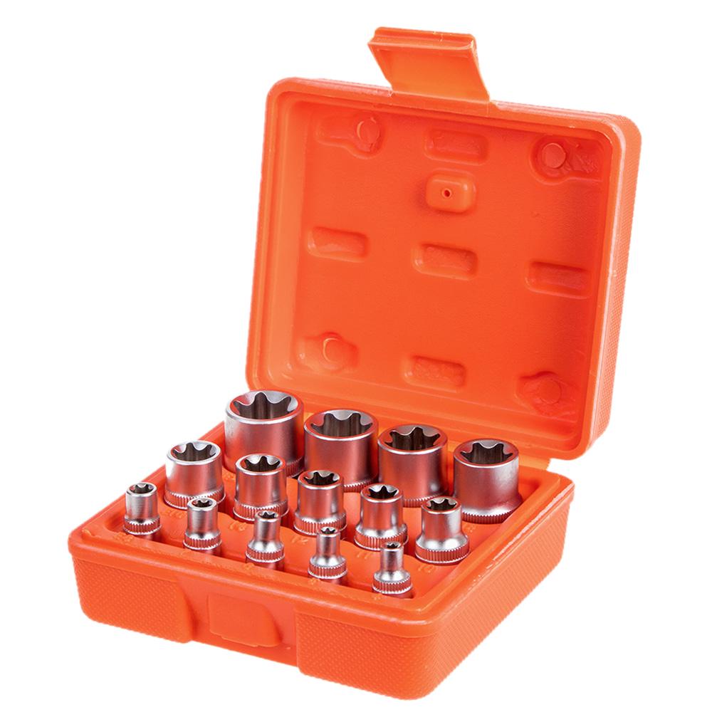 Набір торцевих головок Alloid 1/4 " 3/8" 1/2 "14 пр. (НГЕ-424K)