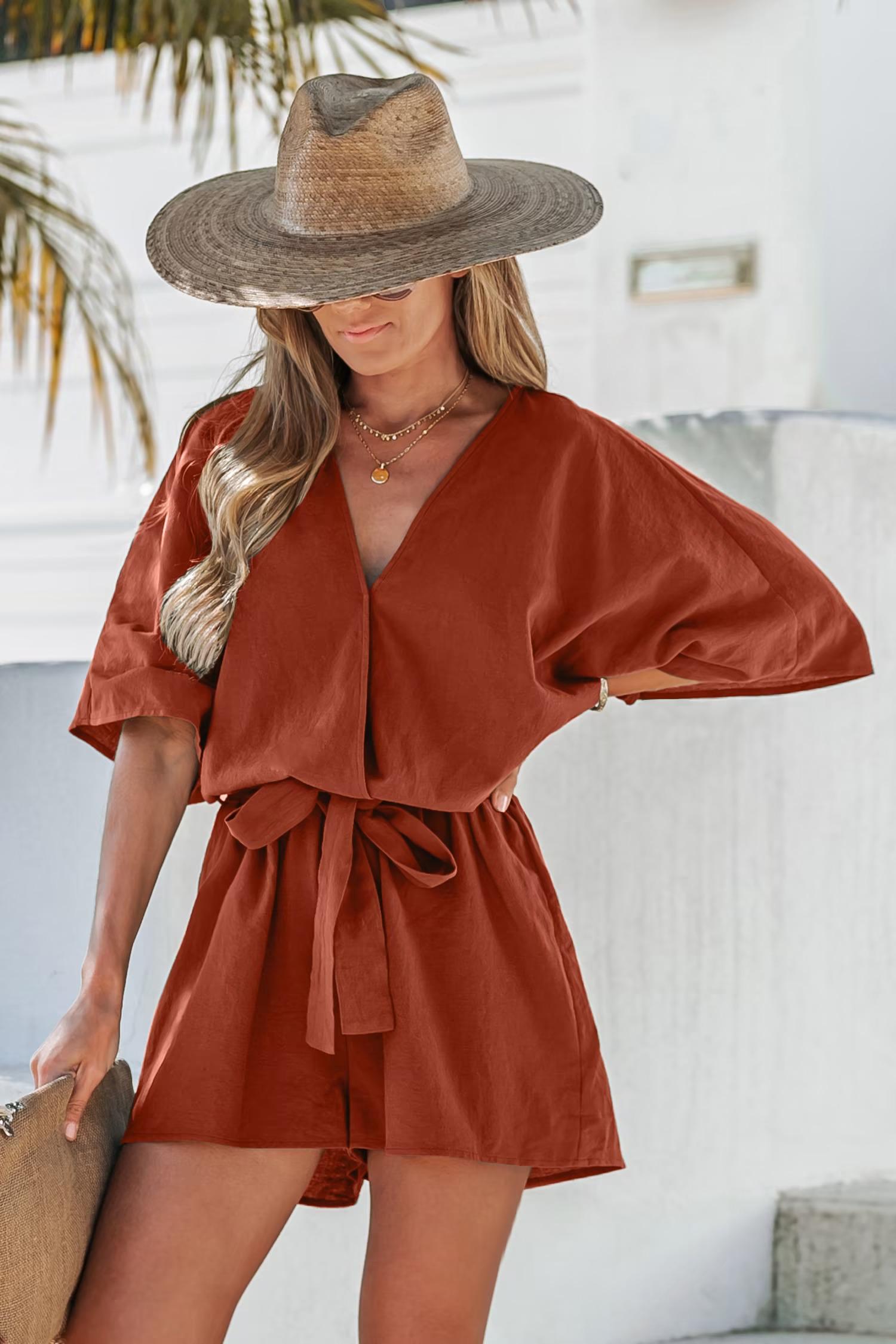 Комбінезон Cupshe М Теракотовий (CAA13E3C024)