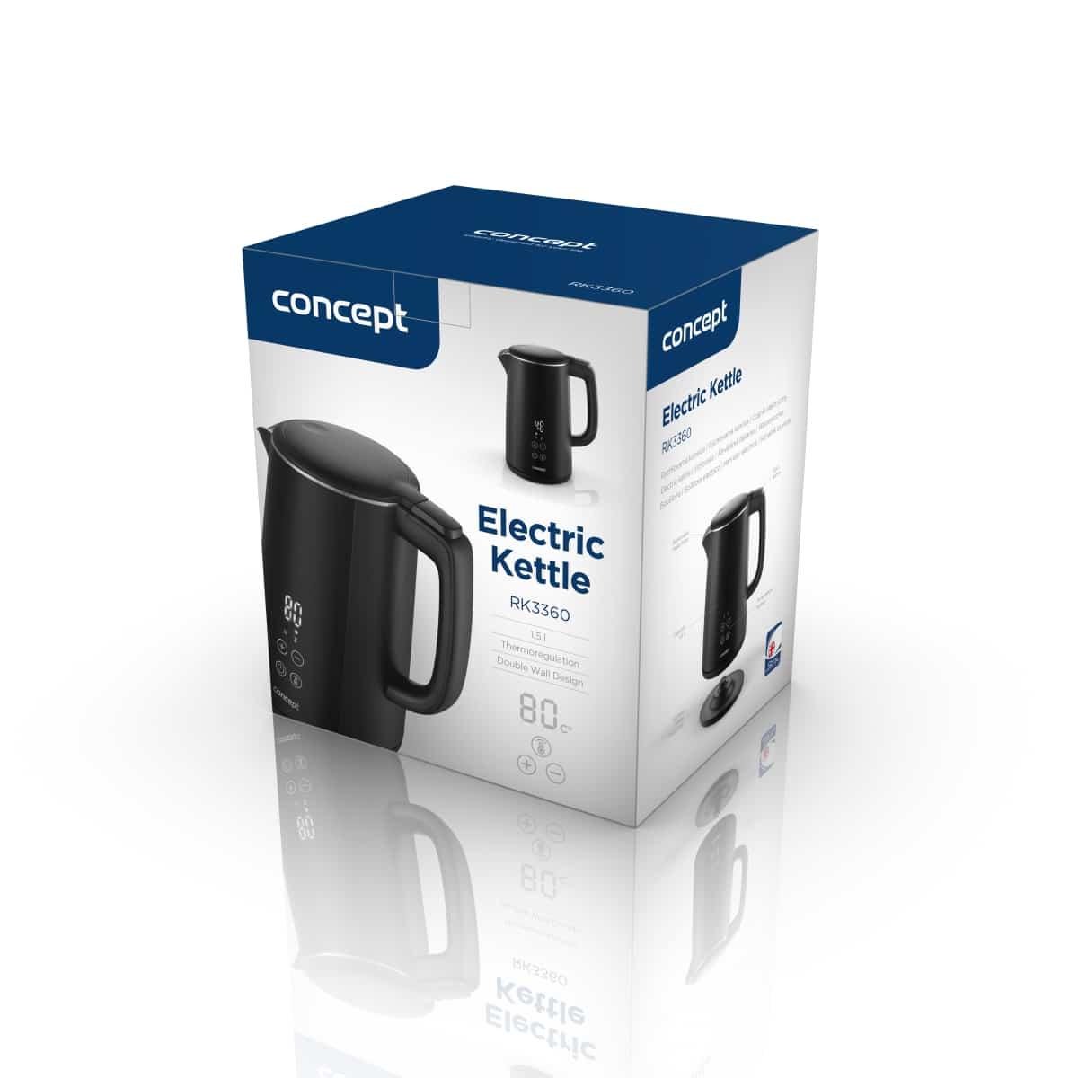 Электрочайник с регулировкой температуры Concept RK3360 1,5 л - фото 8 Электрочайник с регулировкой температуры Concept RK3360 1,5 л - фото 8