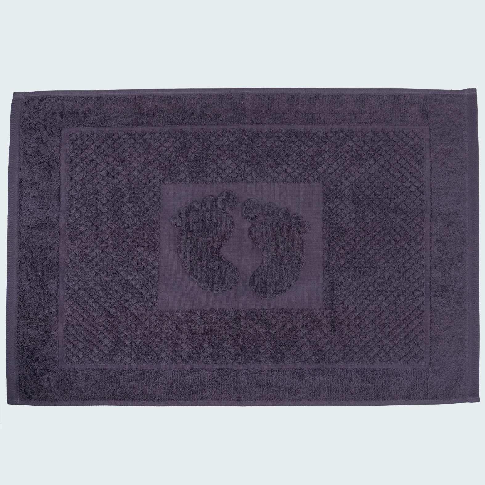 Полотенце для ног GM Textile махровое жаккардовое 50х70 см Фиолетовый (600-70-Violet)