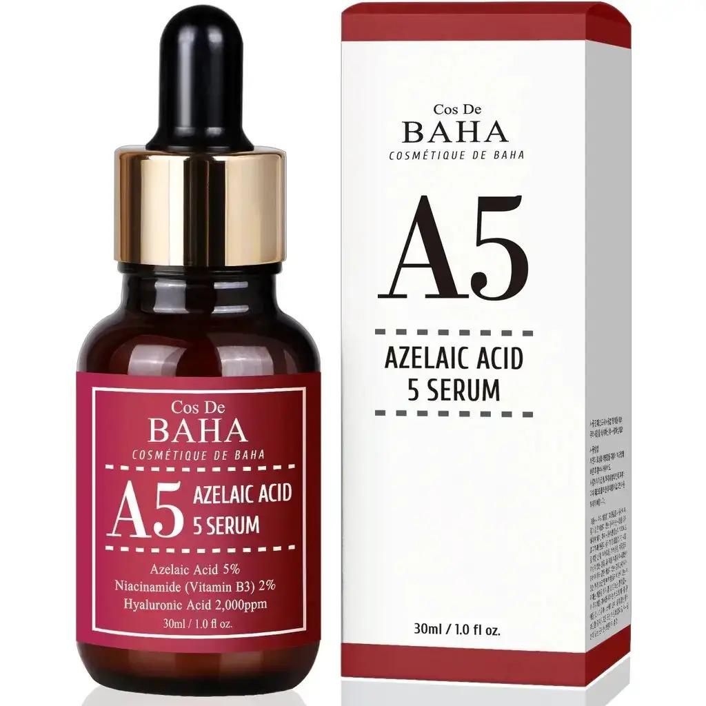 Сыворотка с азелаиновой кислотой противовоспалительная Cos De BAHA A5 Azelaic Acid 5 serum 30 мл (10609001)