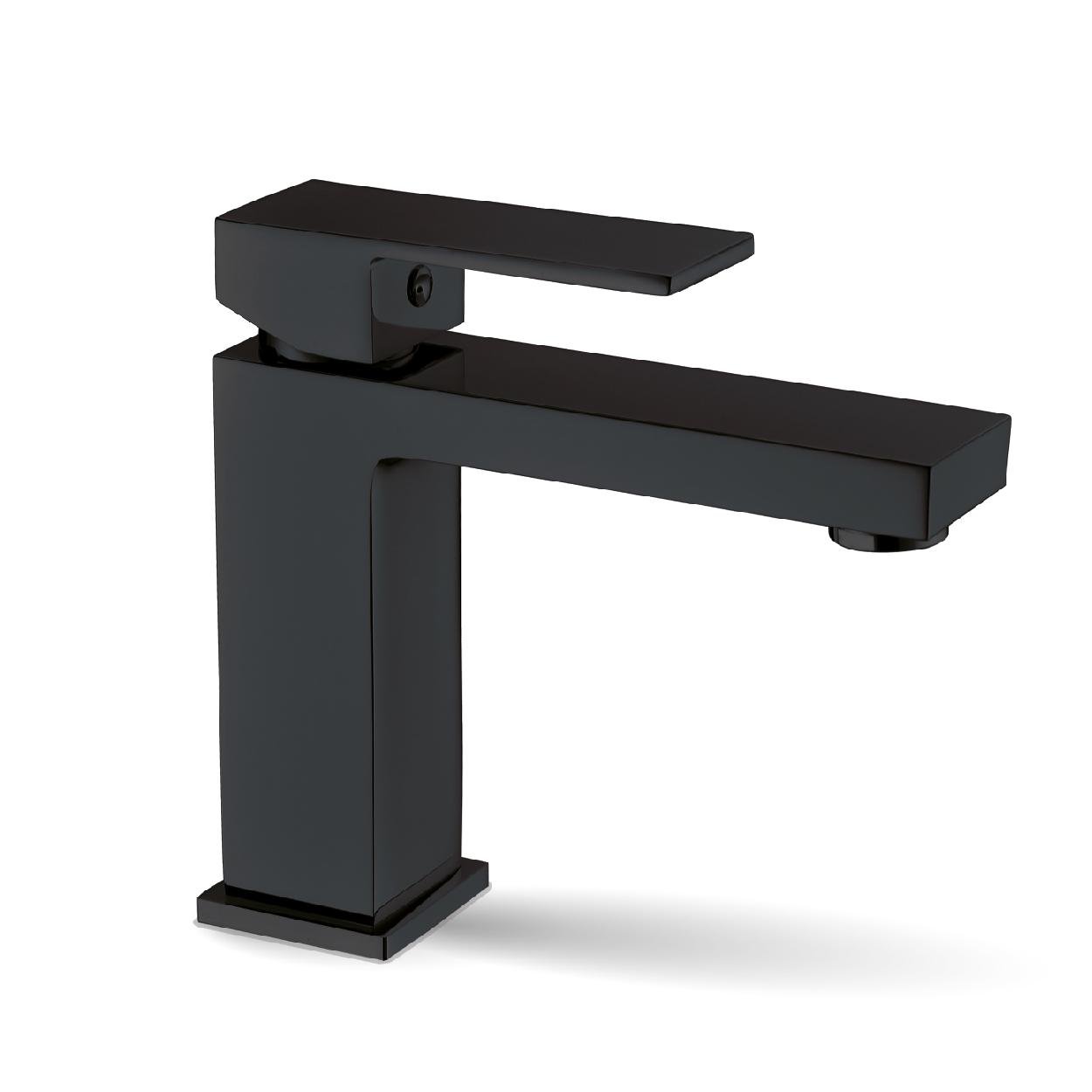 Смеситель для умывальника FADO Verona однорычажный d 26 мм Черный матовый (FD-MIX0604B)