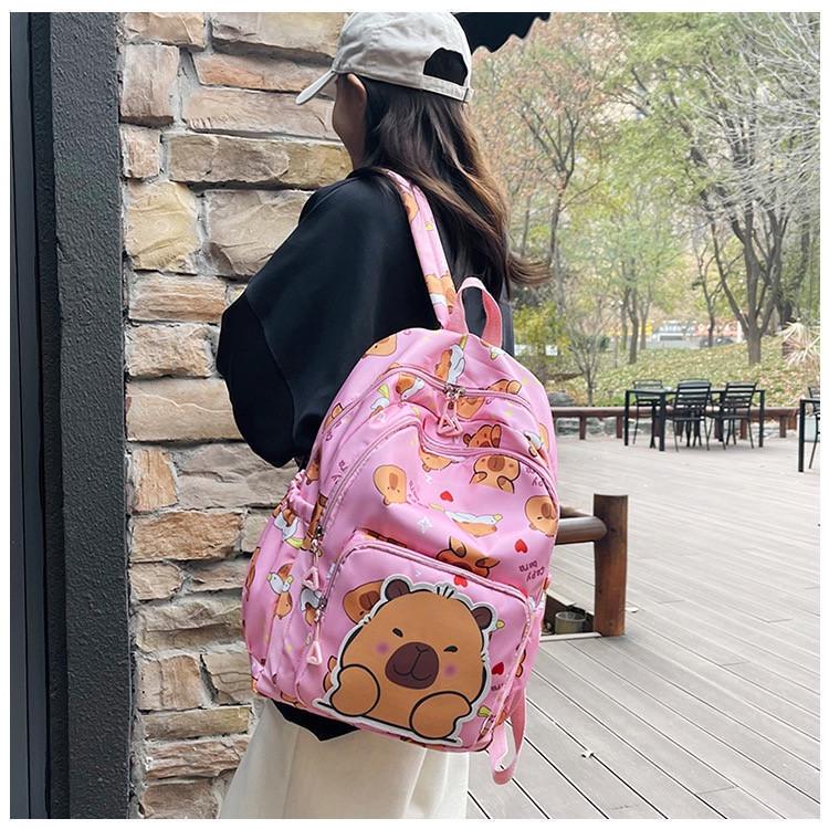 Рюкзак детский Капибара 10496 Розовый (27484929) - фото 9 Рюкзак детский Капибара 10496 Розовый (27484929) - фото 9