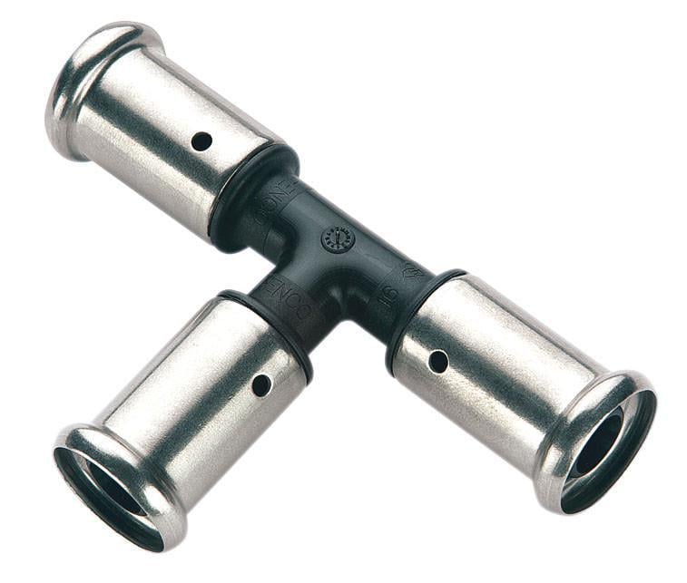 Прес-трійник проміжний пластмасовий HENCO 32х32х32 (9PK-323232)