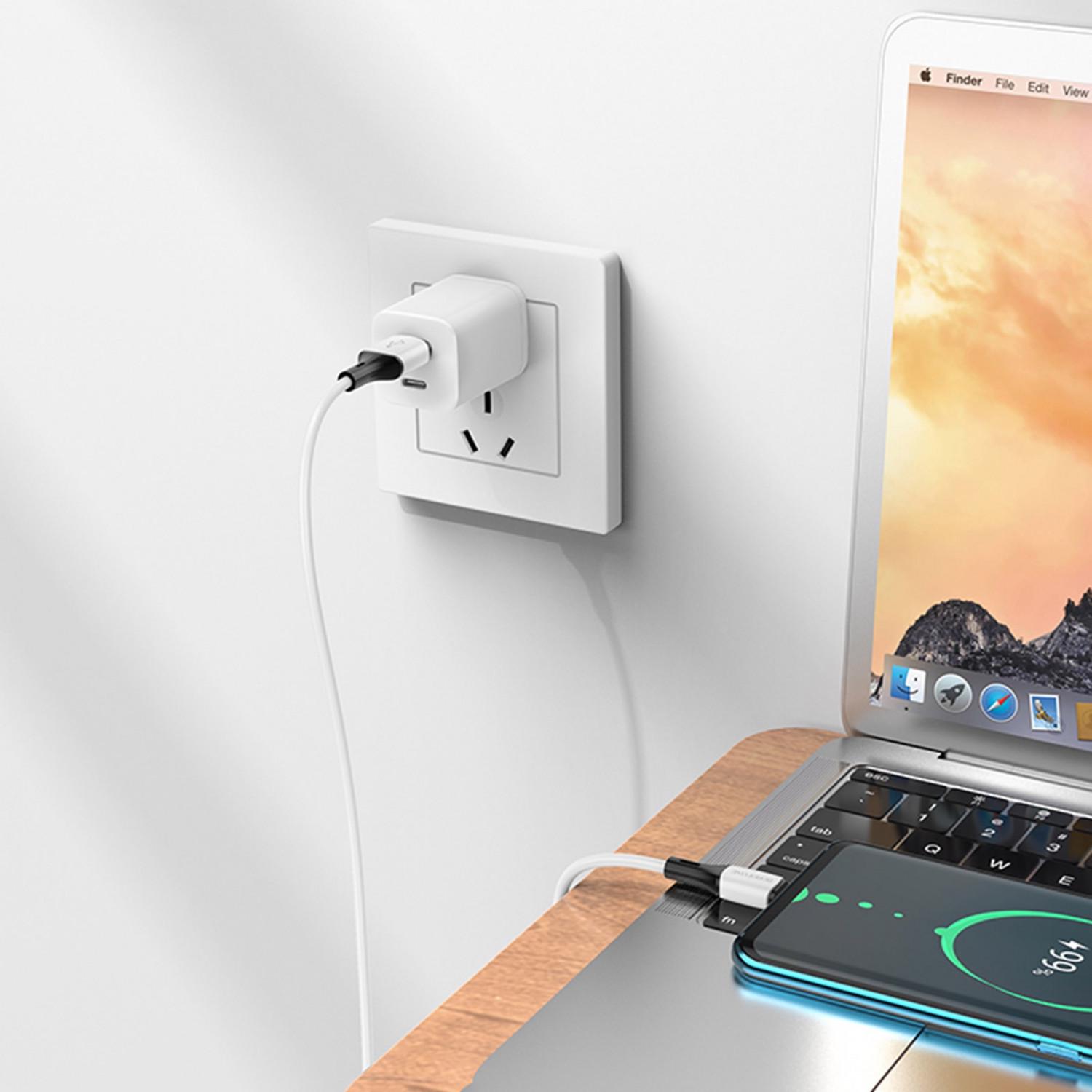Кабель дата Borofone BX79 USB Lightning 1 м White (00000057087_2) - фото 3