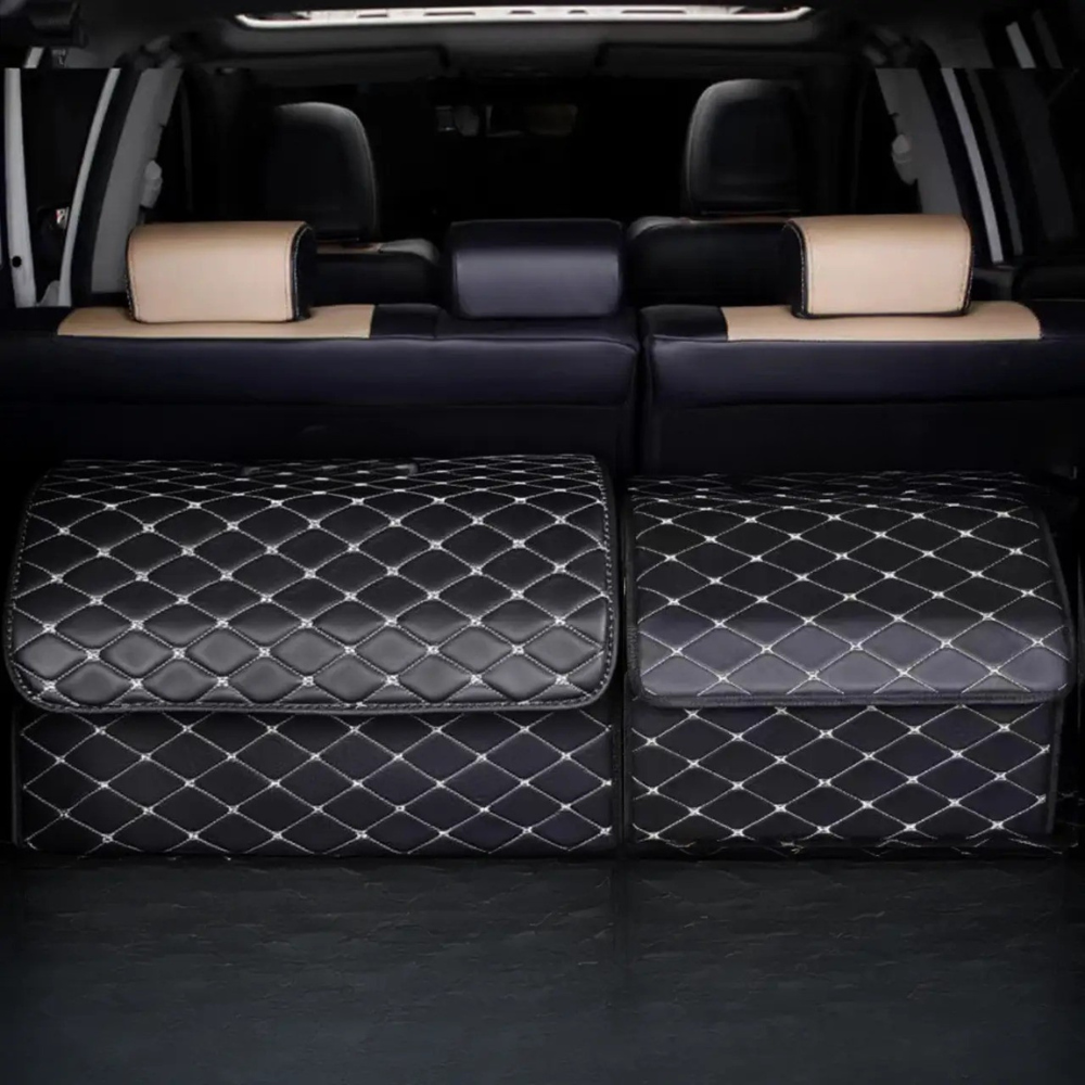 Комплект автомобильных органайзеров для багажника XL+L (CTO-003_black_XL+L)