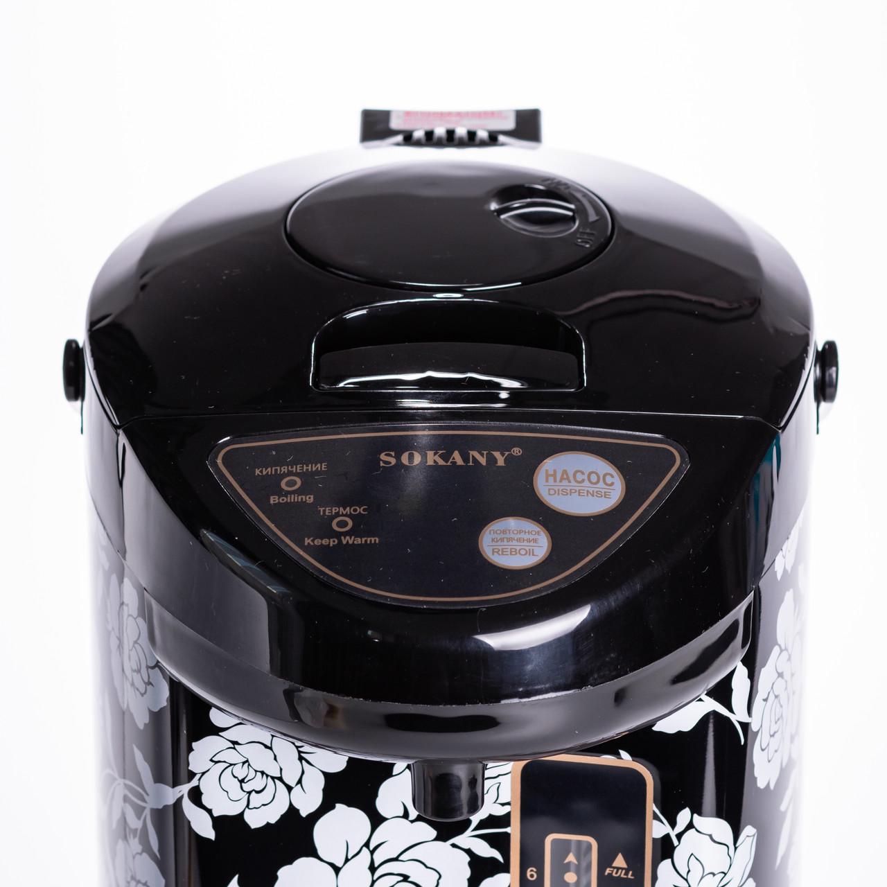 Термопот Sokany SK-09057 с функцией поддержки температуры 1600 Вт 6,8 л (7352) - фото 11