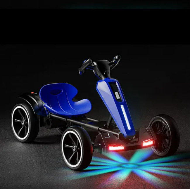 Дитячий електрокарт складаний Bambi M 6277EBR-3 пульт/світло/музика (М6277 Blue) - фото 4 Дитячий електрокарт складаний Bambi M 6277EBR-3 пульт/світло/музика (М6277 Blue) - фото 4