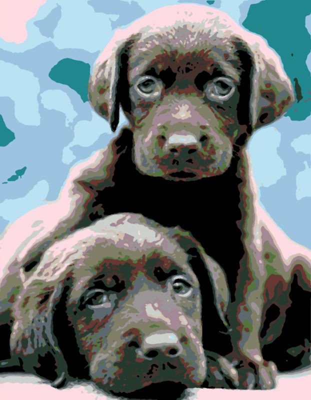 Картина по номерам Rosa Маленькие друзья 35х45 см (N0001389)