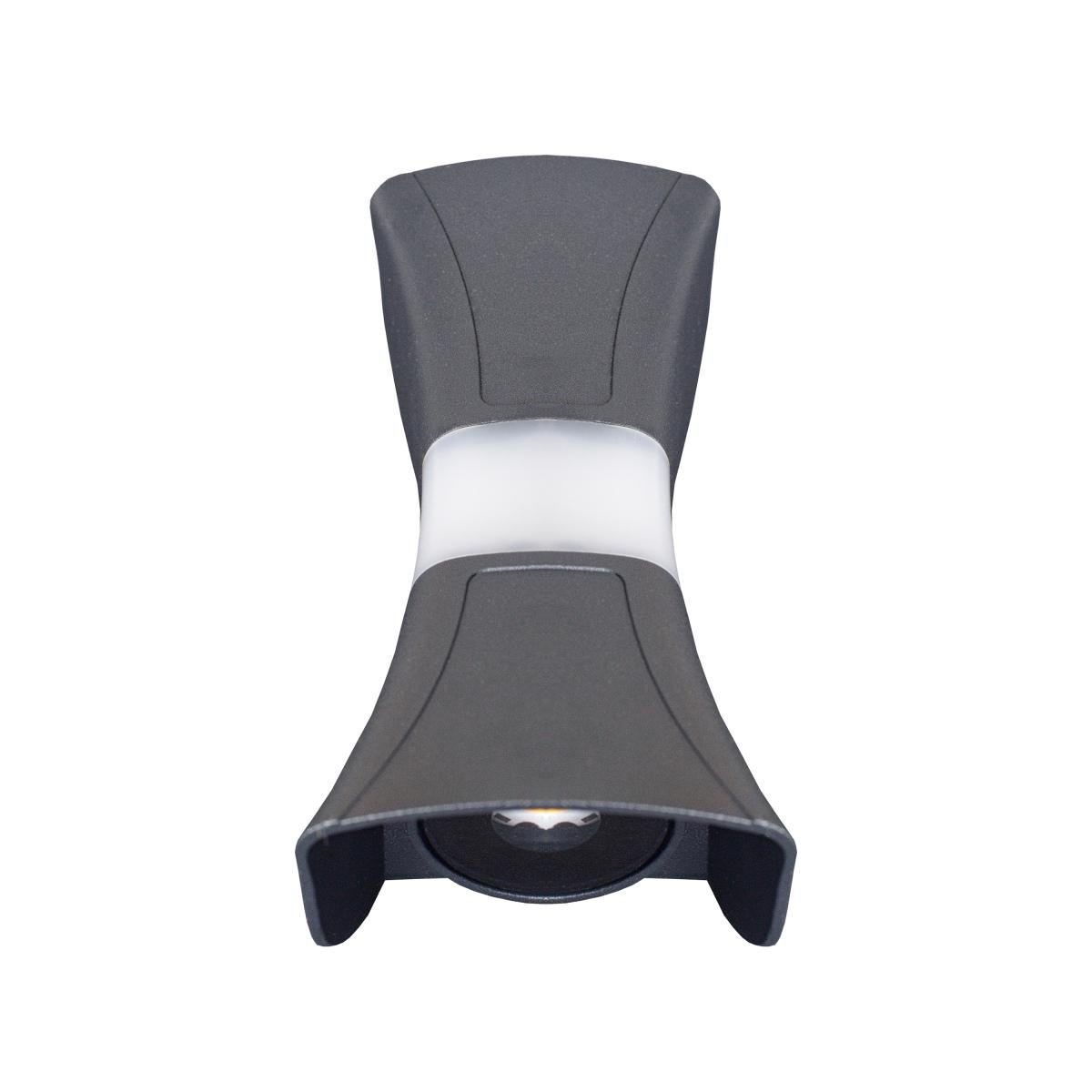 Фасадный светильник Brille AL-613/2х3W+1W WW Led IP54 BK