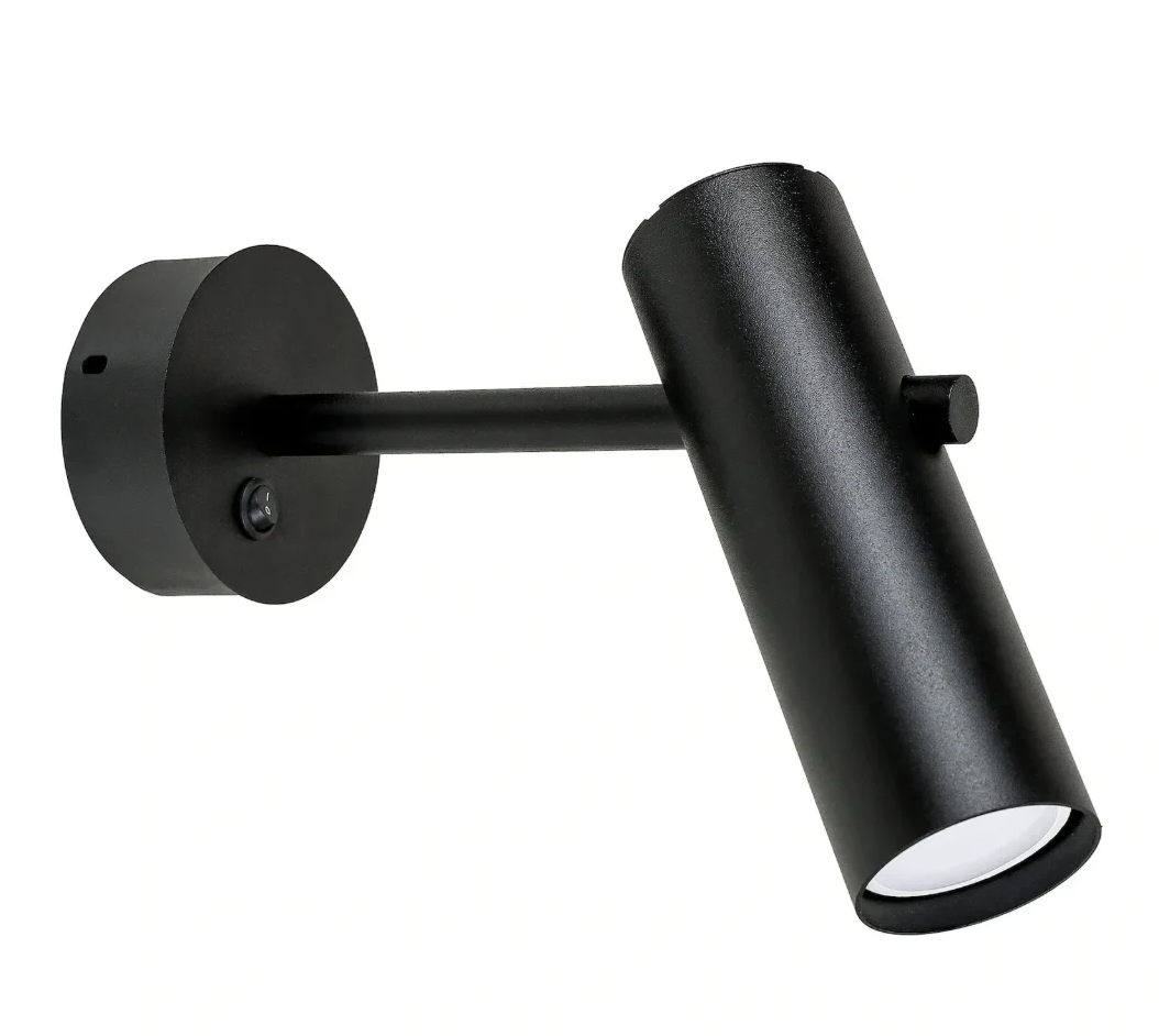 Бра Tukan GU10 WR280-BT с выключателем Black (1011811)