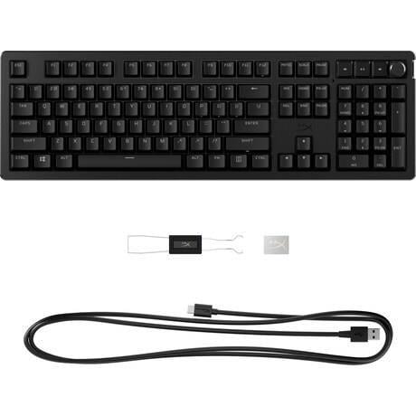 Клавиатура HyperX Alloy Rise 106key Red USB-A EN/RU RGB Черный (7G7A3AA) Клавиатура HyperX Alloy Rise 106key Red USB-A EN/RU RGB Черный (7G7A3AA)