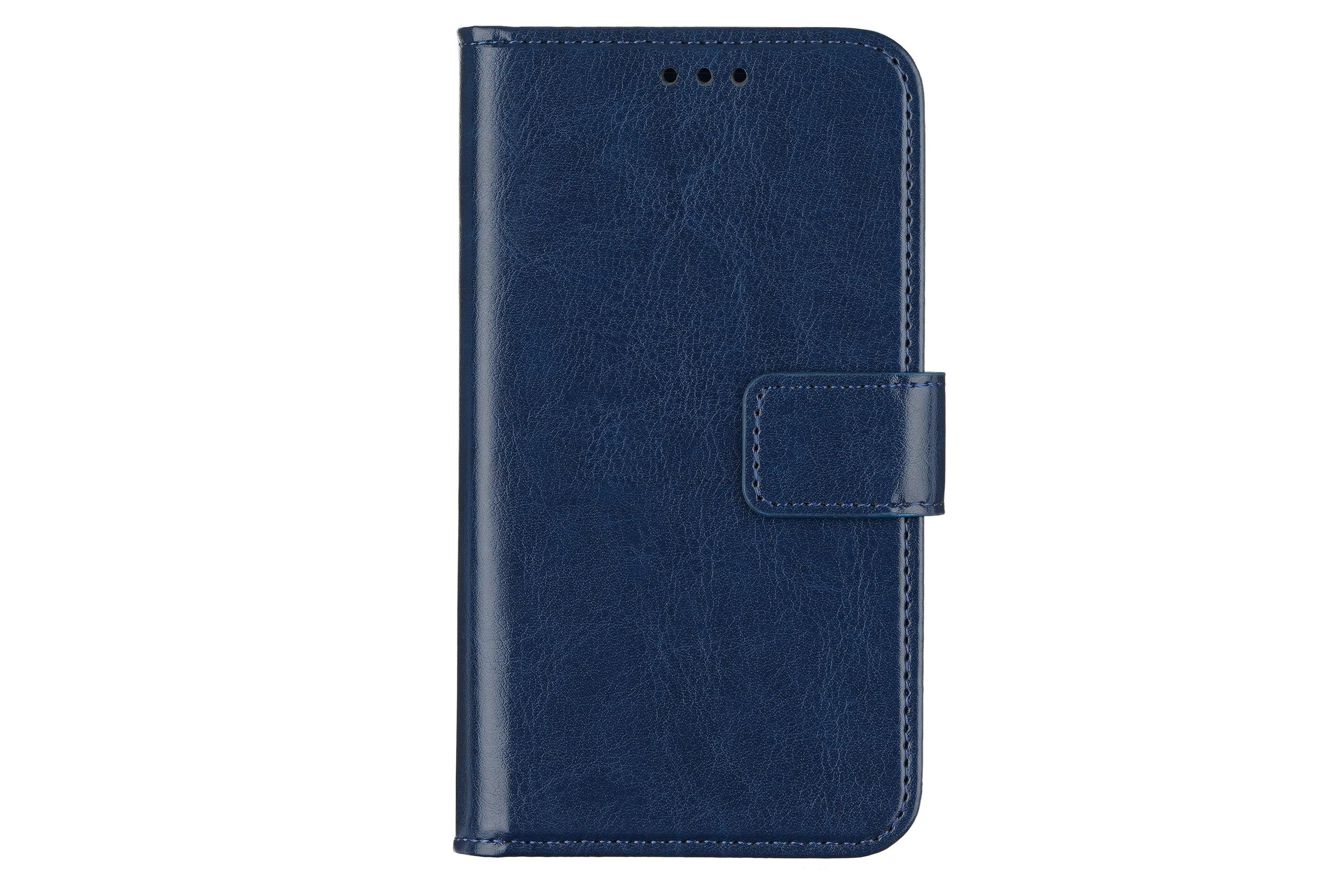 Чехол-книжка для телефона 2E ECO LEATHER для телефонов 4.5-5’ Navy (2E-UNI-4.5-5-HDEL-NV)