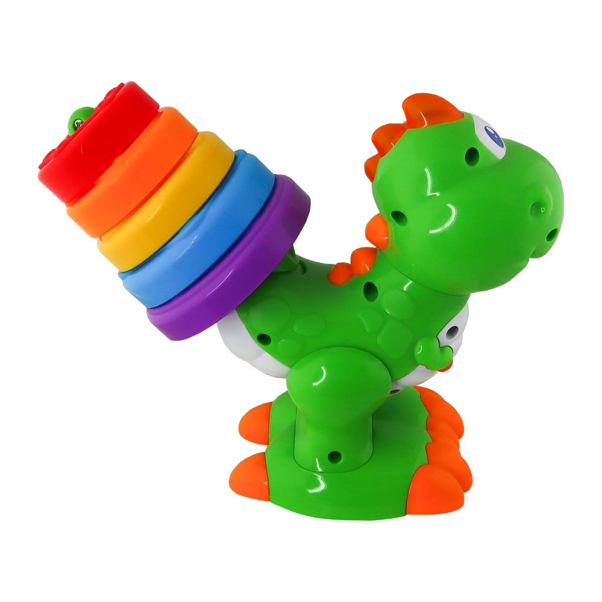 Іграшка двомовна що розвиває Kiddi Smart Динозаврик Барвограй (4279T-KS-ks) - фото 8