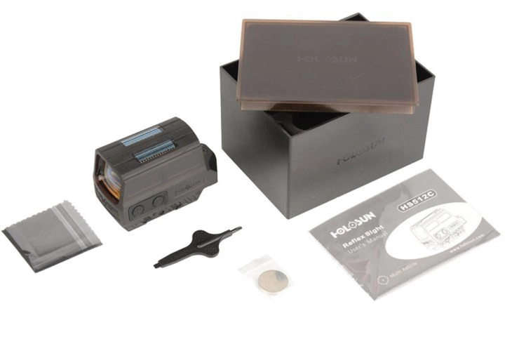 Коллиматорный прицел Holosun HS512C-RD со встроенным креплением (10970728) - фото 6 Коллиматорный прицел Holosun HS512C-RD со встроенным креплением (10970728) - фото 6