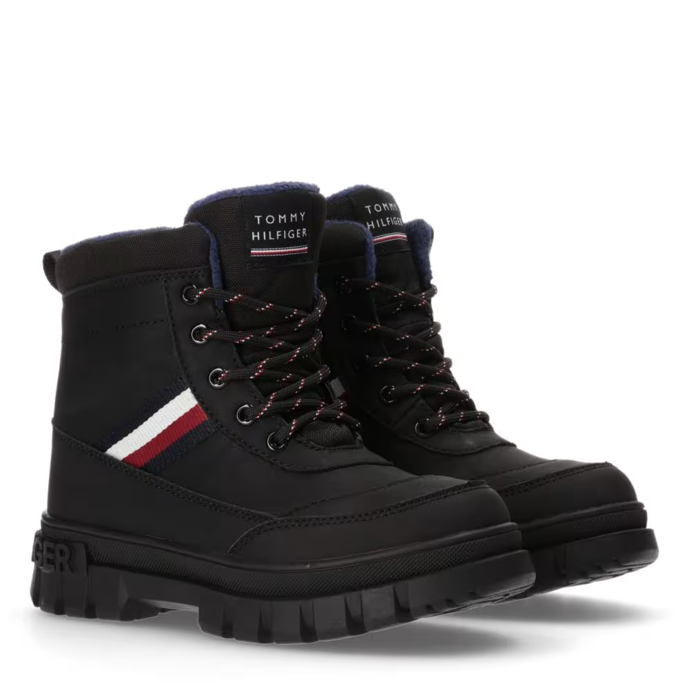 Ботинки зимние для мальчика Tommy Hilfiger T3X5-33713-1487999 р. 32 20,5 см Черный (4328000519)