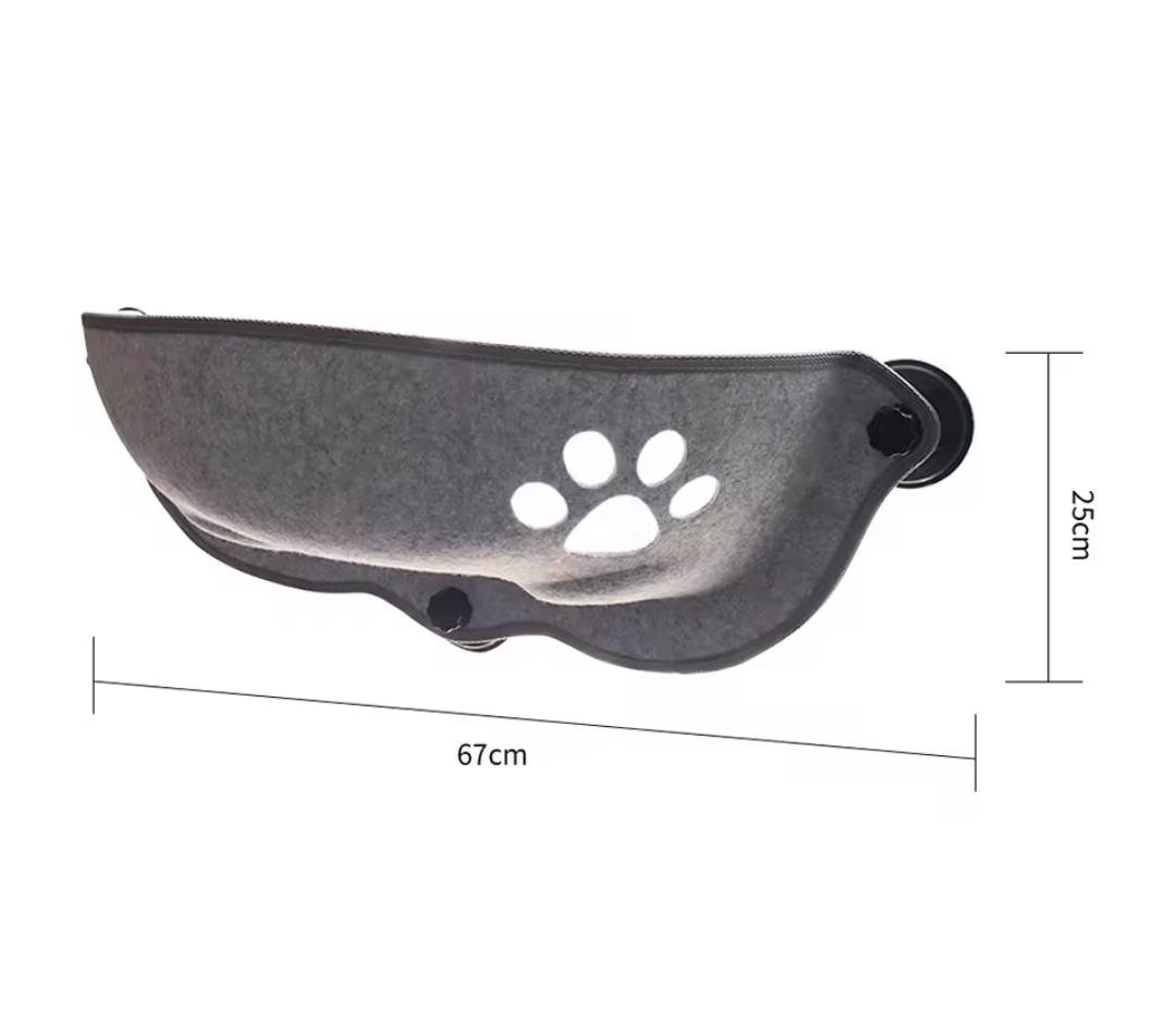 Лежак для кішки віконний з міцними присосками Сірий (1638) - фото 5 Лежак для кішки віконний з міцними присосками Сірий (1638) - фото 5