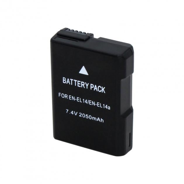 Аккумулятор для Nikon EN-EL14/EN-EL14A 2050 mAh Black (10020e) - фото 2