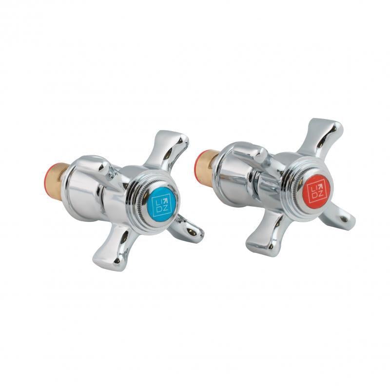 Комплект кран-букс Lidz CRM 53 22 000 00 з ручками 2 шт. 1/2" (30359209)