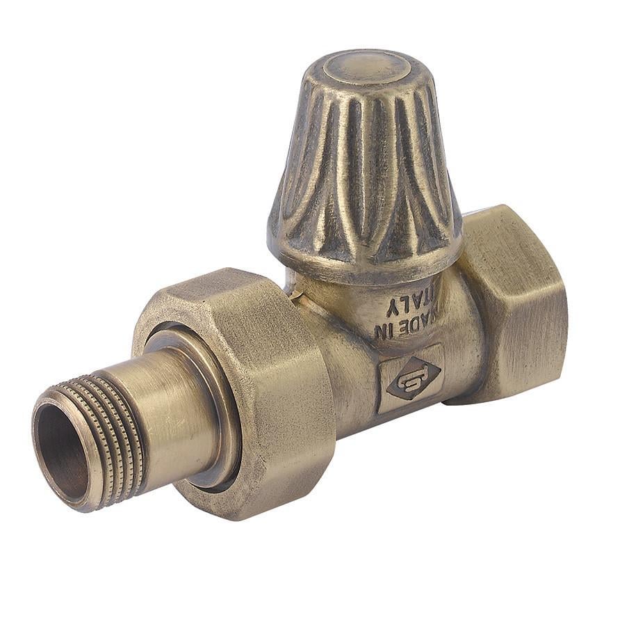 Кран нижний Carlo Poletti отсекающий прямой 1/2" (1062615)