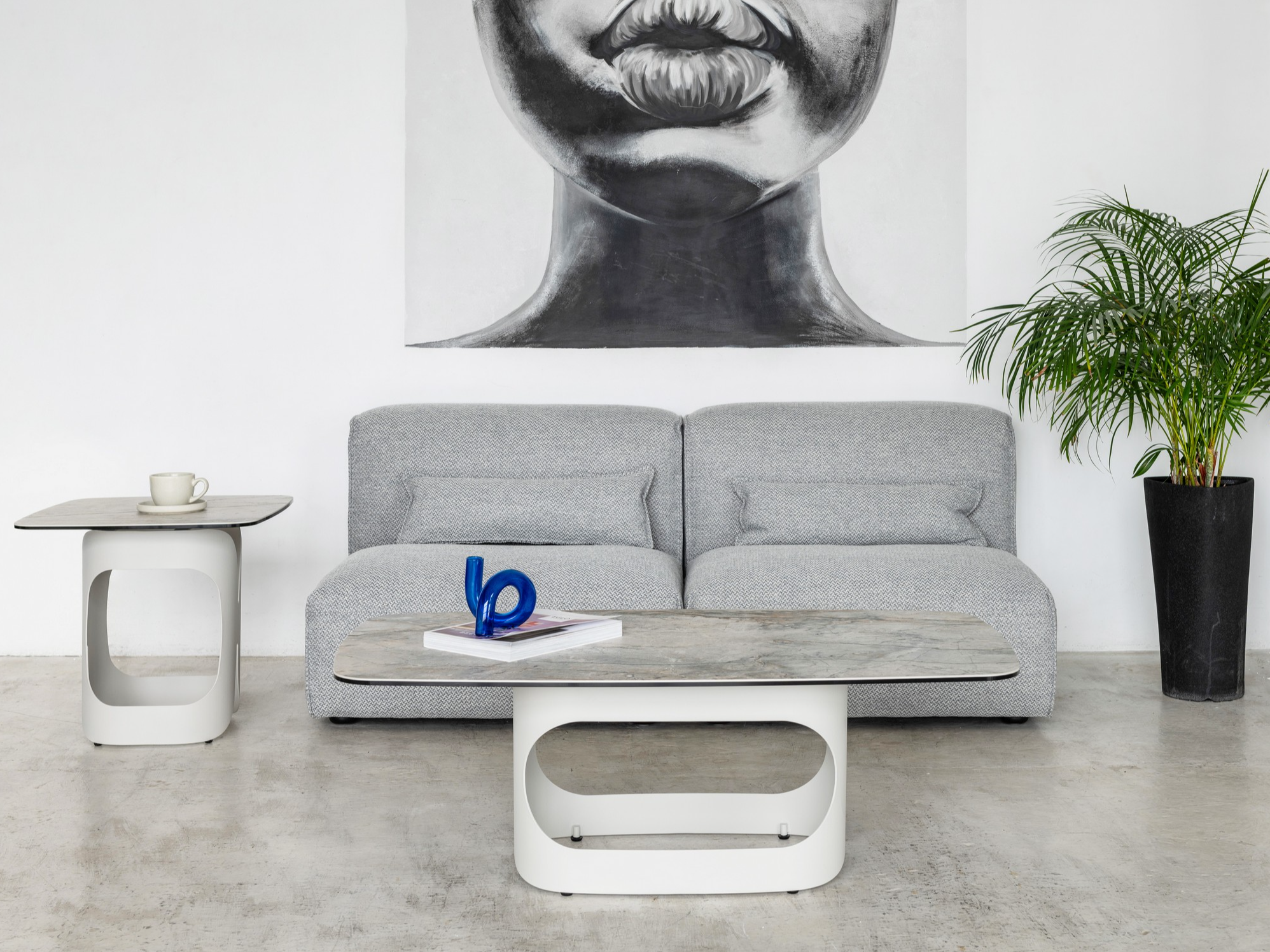 Журнальный стол Арно 1200х650х400 мм Сильвер ривер/Айвори (30937417) - фото 5