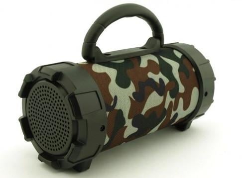 Портативна Bluetooth колонка SUNROZ F18 Super Bass 5W Hi-Fi FM MP3 microSD TF USB Камуфляж (SUN3388)