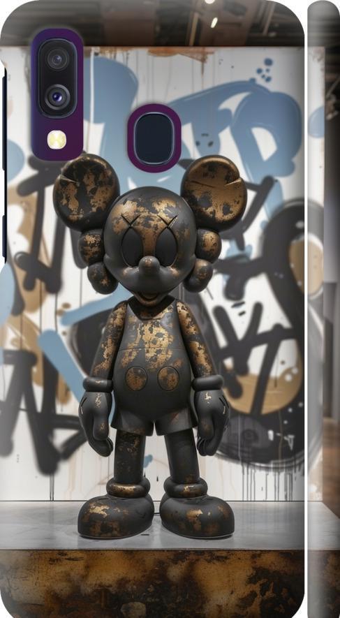 Чехол на Samsung Galaxy A40 2019 A405F Bronze kaws v2 (6098m-1672-42517)