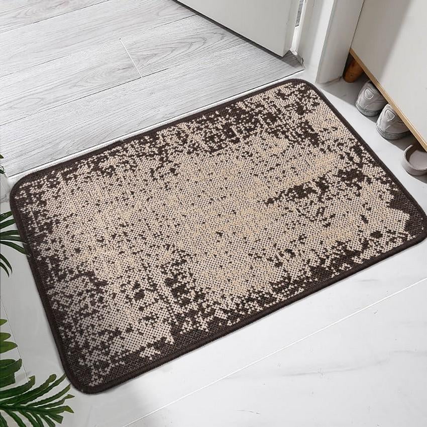 Коврик придверный Lana 19726-91 в прихожую/коридор 67х200 см Коричневый (23023243)