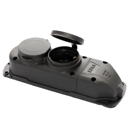 Колодка подвійна ERKA 6002 із заглушкою 2х16 каучук (2983438925) Колодка подвійна ERKA 6002 із заглушкою 2х16 каучук (2983438925)