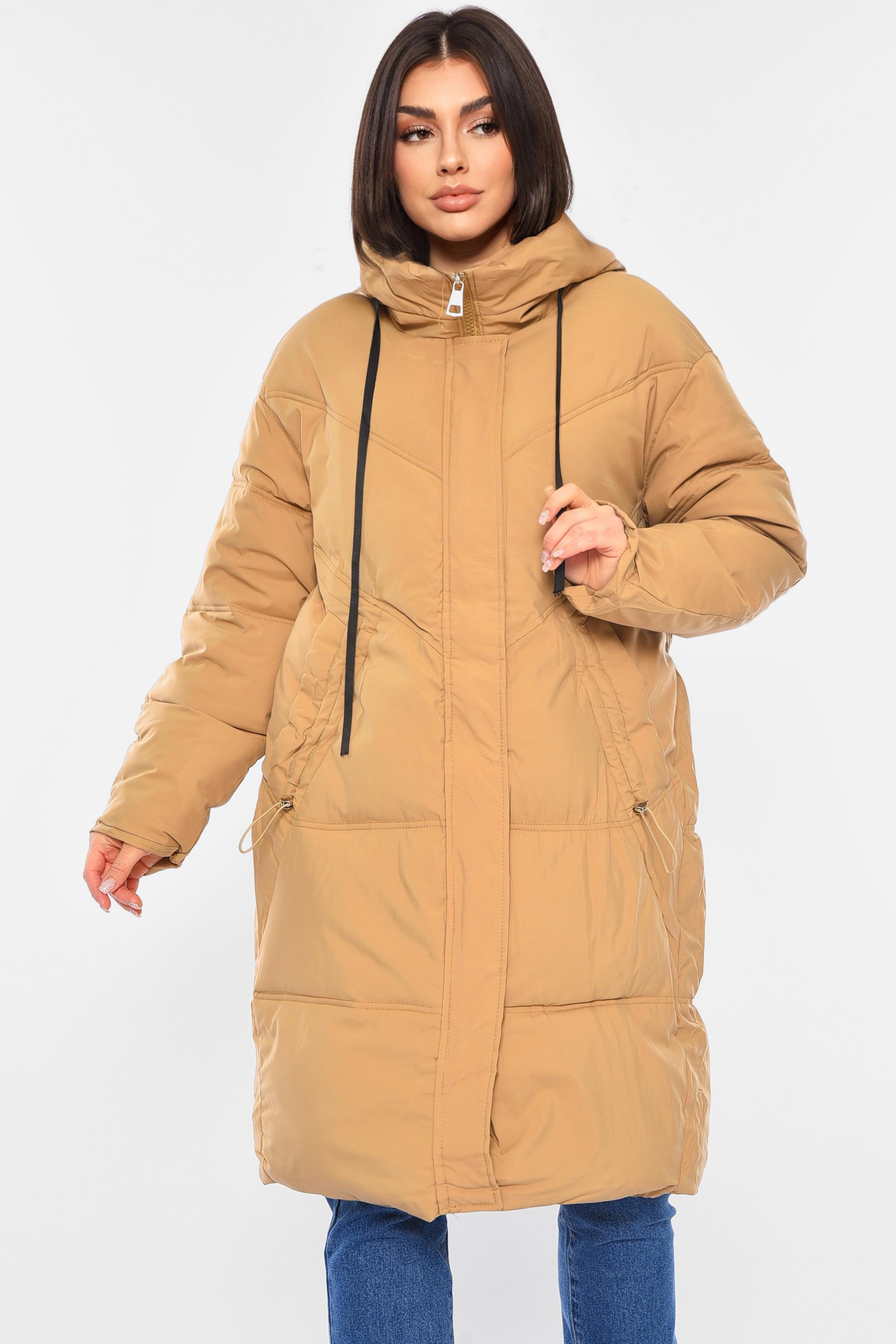 Куртка женская зимняя 4XL Бежевый (193689) Куртка женская зимняя 4XL Бежевый (193689)