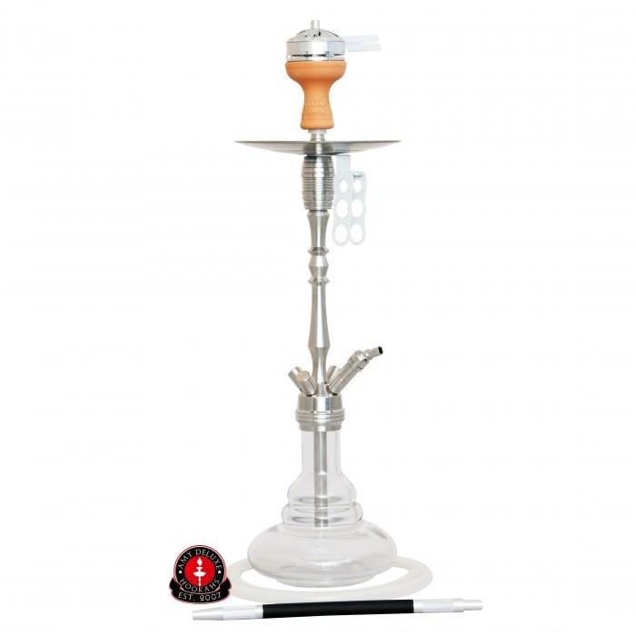 Кальян AMY Deluxe SS 07 Palm steel на 1 персону 79 см Прозрачный (641103953)