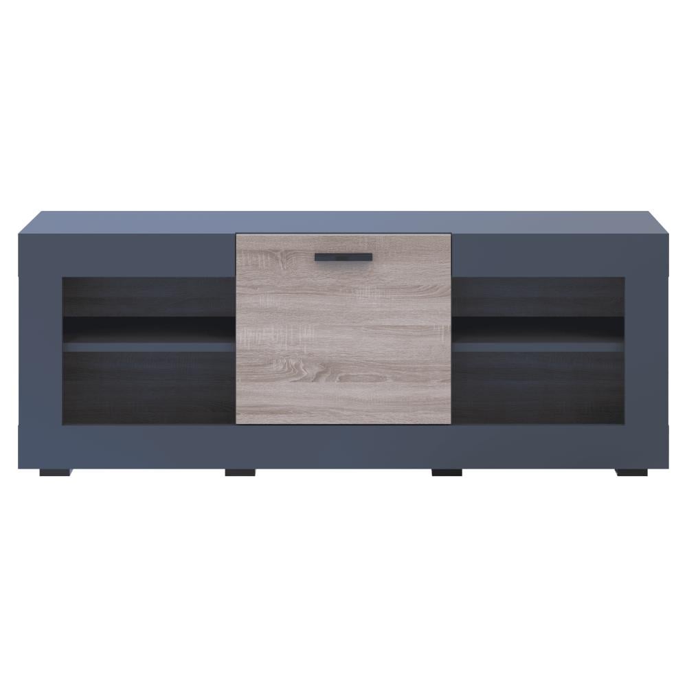 Тумба под ТВ Doros Дана 120х41,6х63 см Графитовый/Дуб Сонома (DRS-011344)