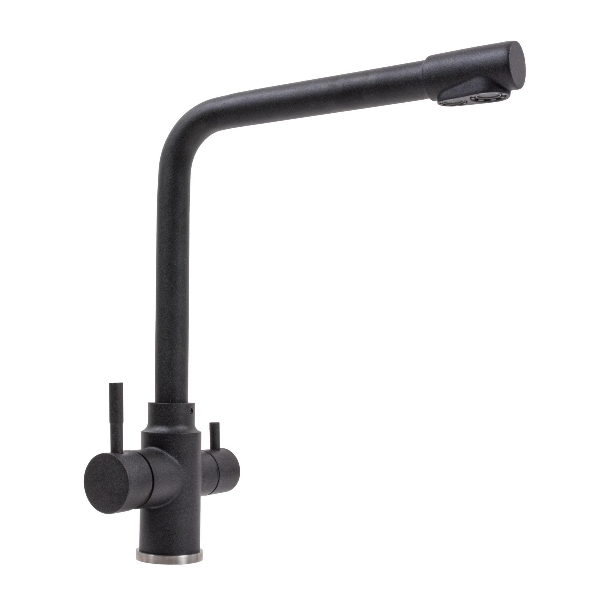 Смеситель для кухни Platinum KT 8201 (8626) PLS-A41074 на две воды Серый (210412)