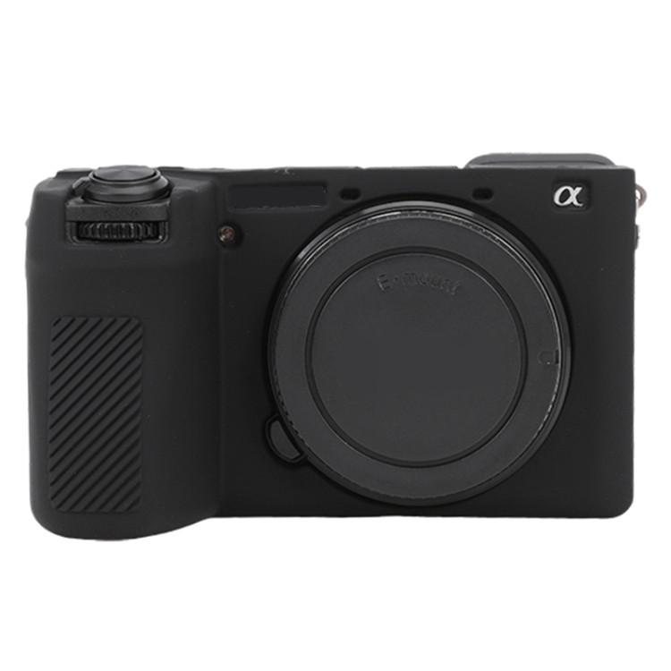 Чехол для фотоаппаратов Sony A6700 защитный силиконовый Черный