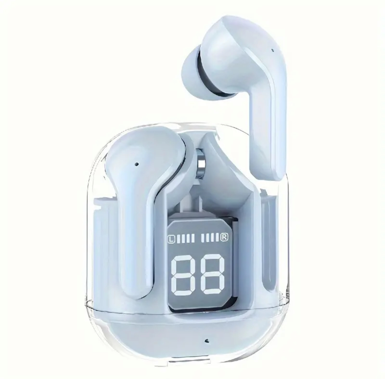 Наушники беспроводные Acefast вакуумные с шумоизоляцией Ice Blue (143391-2)