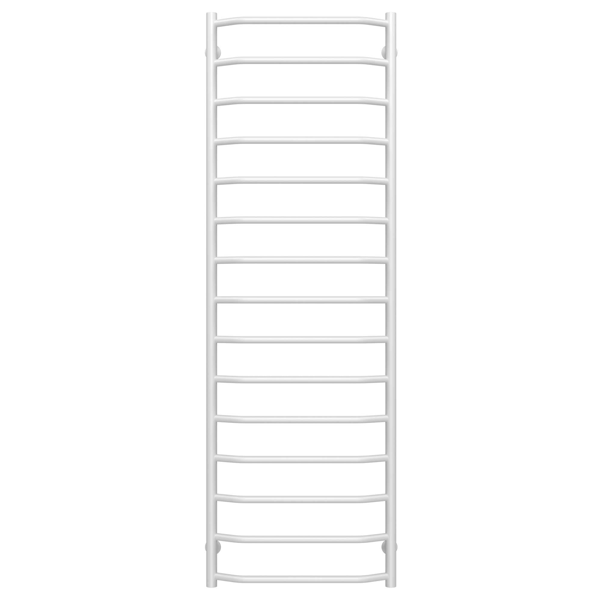 Полотенцесушитель водяной Deffi Трапеция П15 нижнее подключение нержавеющая сталь 500х1600 мм Белый (C.TR.160.50.15.W.A)