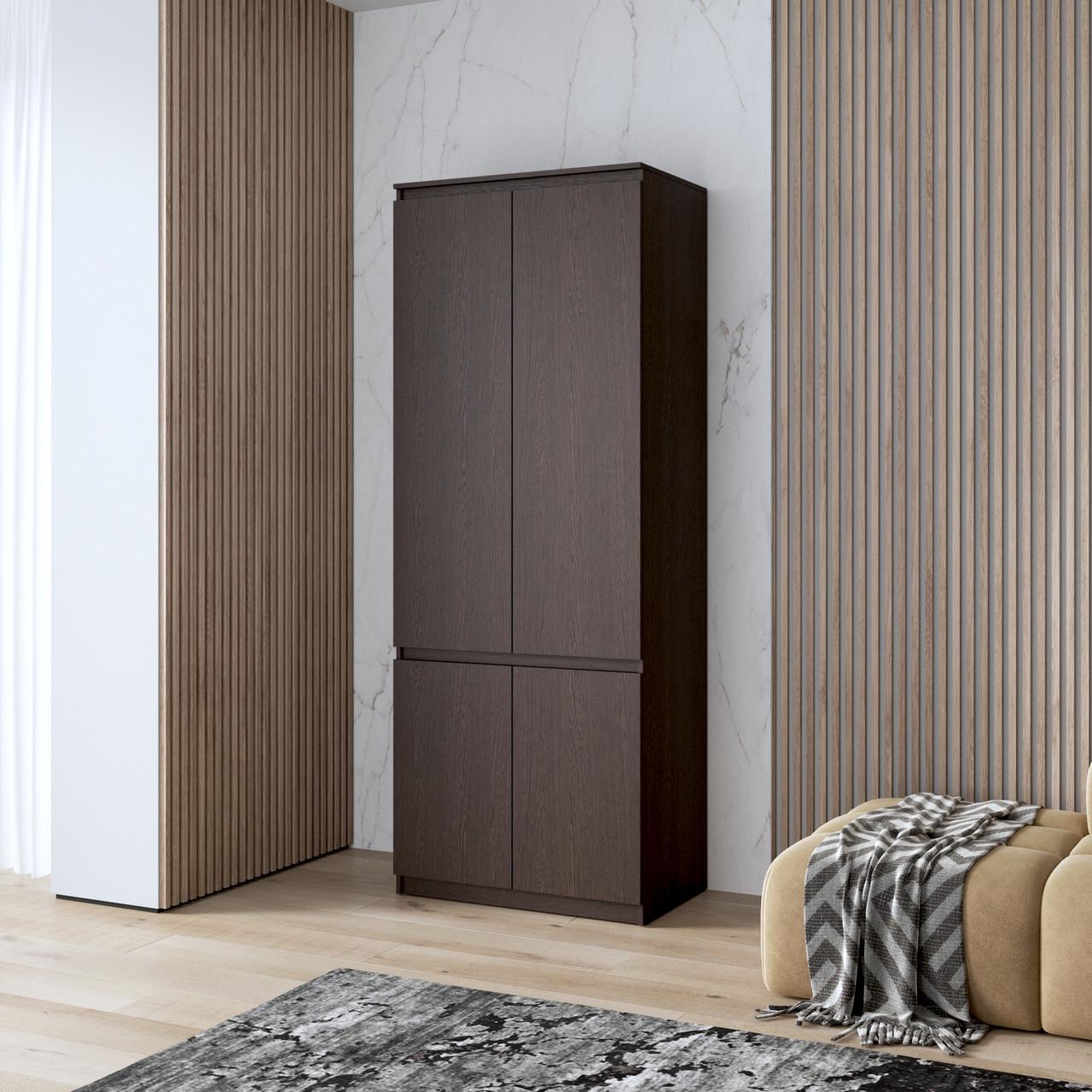 Шафа для одягу Вайс R-24 802х500х2110 мм Венге Темний (30777790)