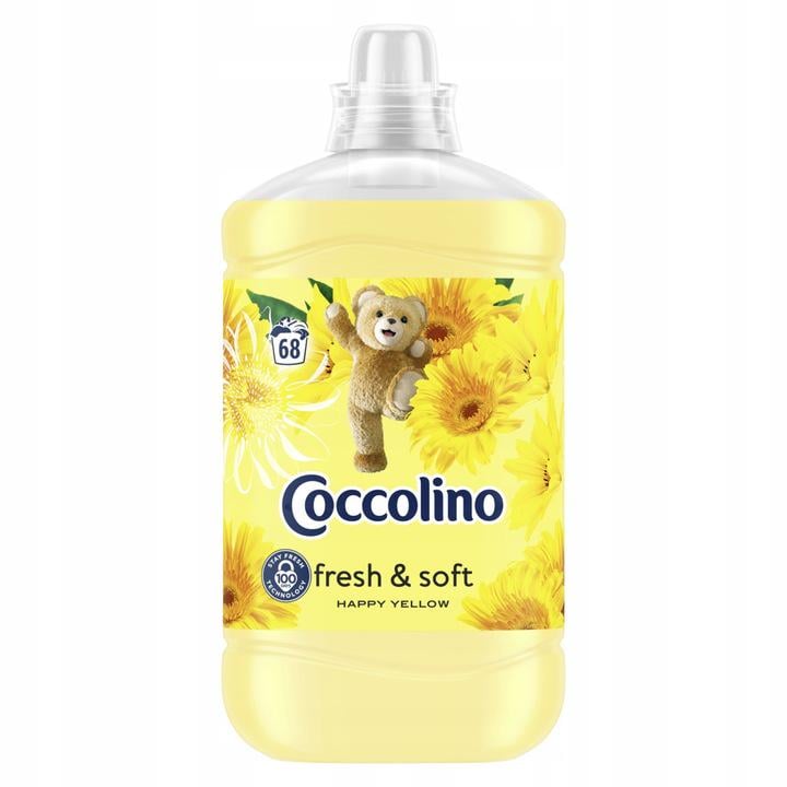 Кондиционер Coccolino Happy Yellow с ароматом желтых летних цветов 1700 мл