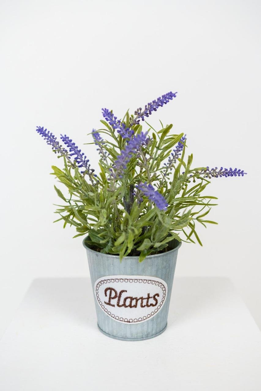 Штучна кімнатна лаванда квіти Plants Greenflowers 211891 23 см