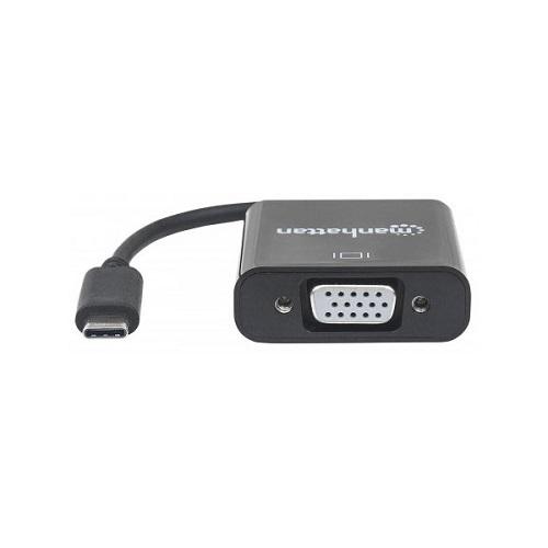 Перехідник Manhattan USB 3.1 Type-C/VGA F 151771 Чорний (565424) - фото 4