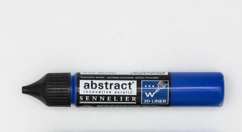 Лінер акриловий Sennelier Abstract 3D 27 мл синій Ультрамарин