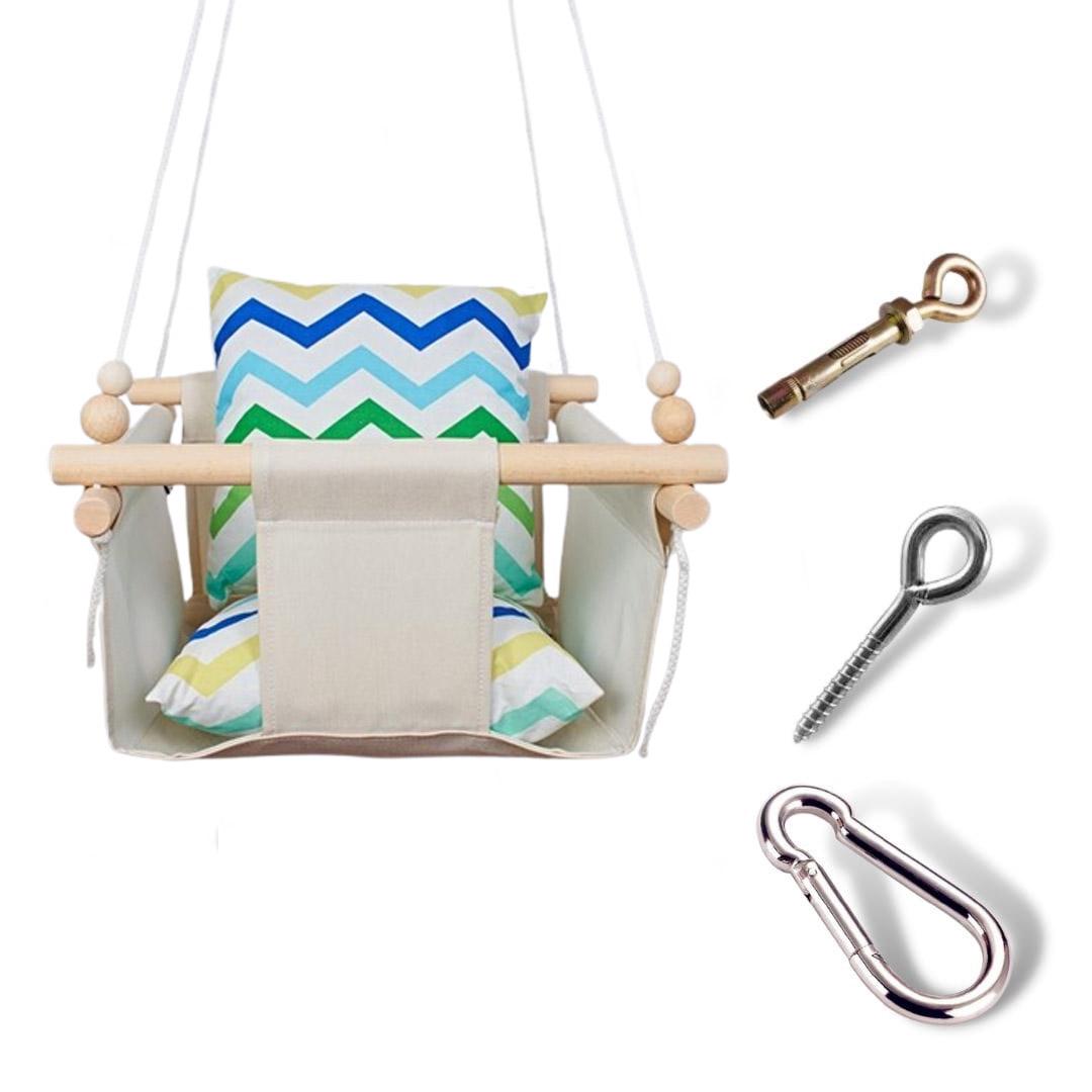 Детская качеля Infancy Зигзаг Молочный (9900898) Детская качеля Infancy Зигзаг Молочный (9900898)