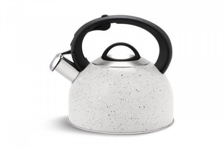 Чайник зі свистком для індукційної плити Edenberg EB-1440 2,5 л з нержавіючої сталі Білий (2530557744) - фото 2