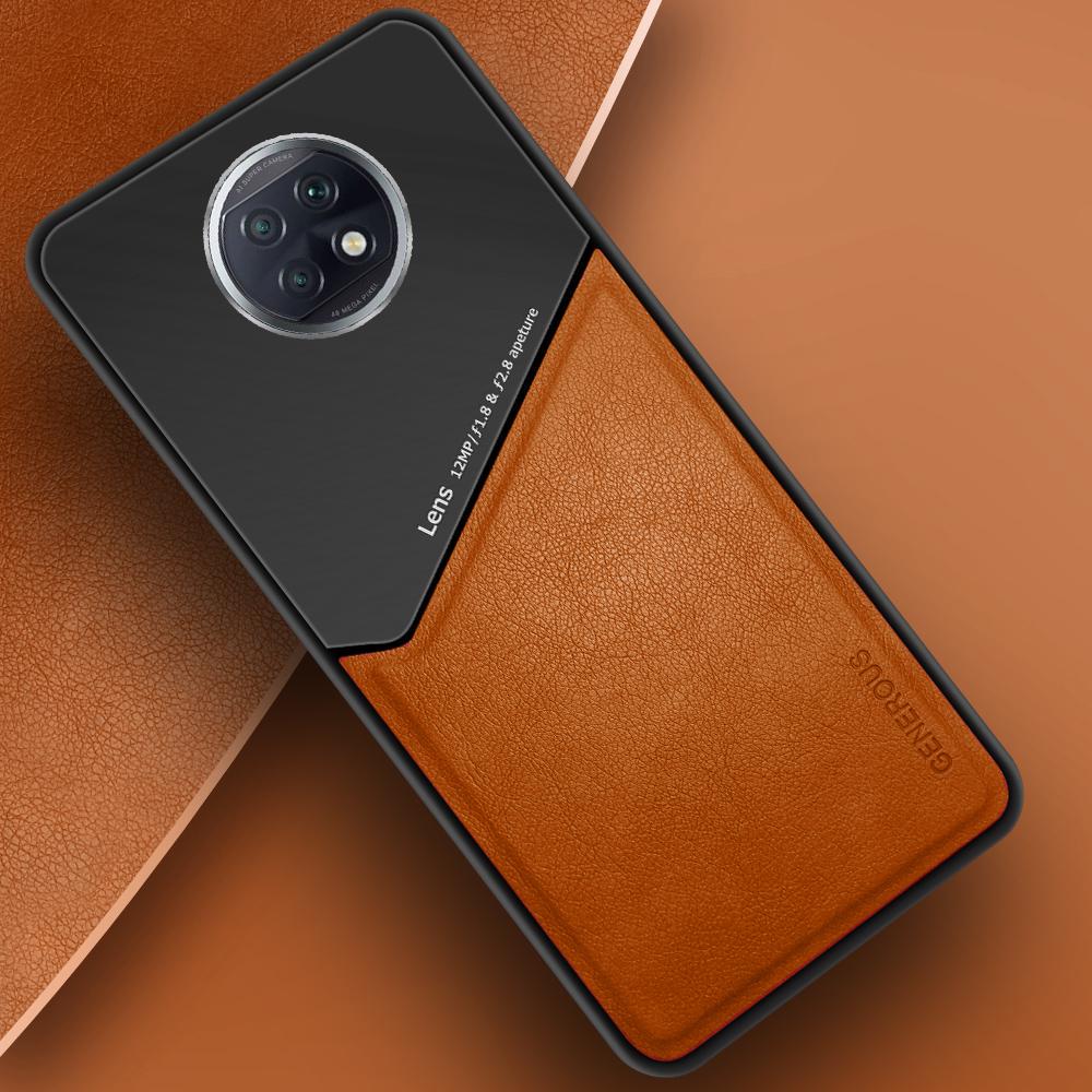 Комбинированный чехол Generous на Xiaomi Redmi Note 9T Orange (20038-2C)
