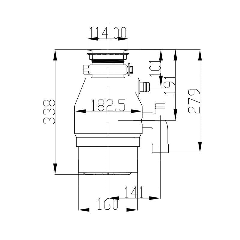 Подрібнювач харчових відходів MIXXUS GD-04-1 560 Вт (OL-MX1571) - фото 2