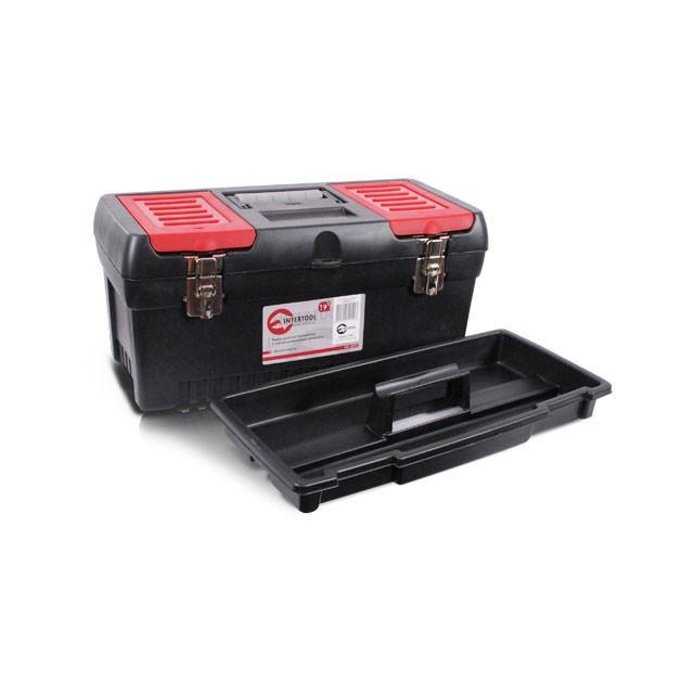 Ящик для інструментів Intertool BX-1019 19 з металевими замками 483х242х240 мм